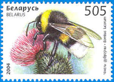 Марка № 568. Шмель дубровный.